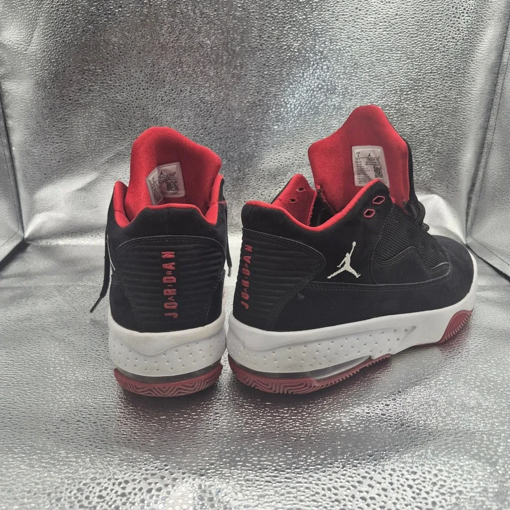 Jordan Max Aura 2 Black Red White Basketball Shoes CK6636-016 Mens 8